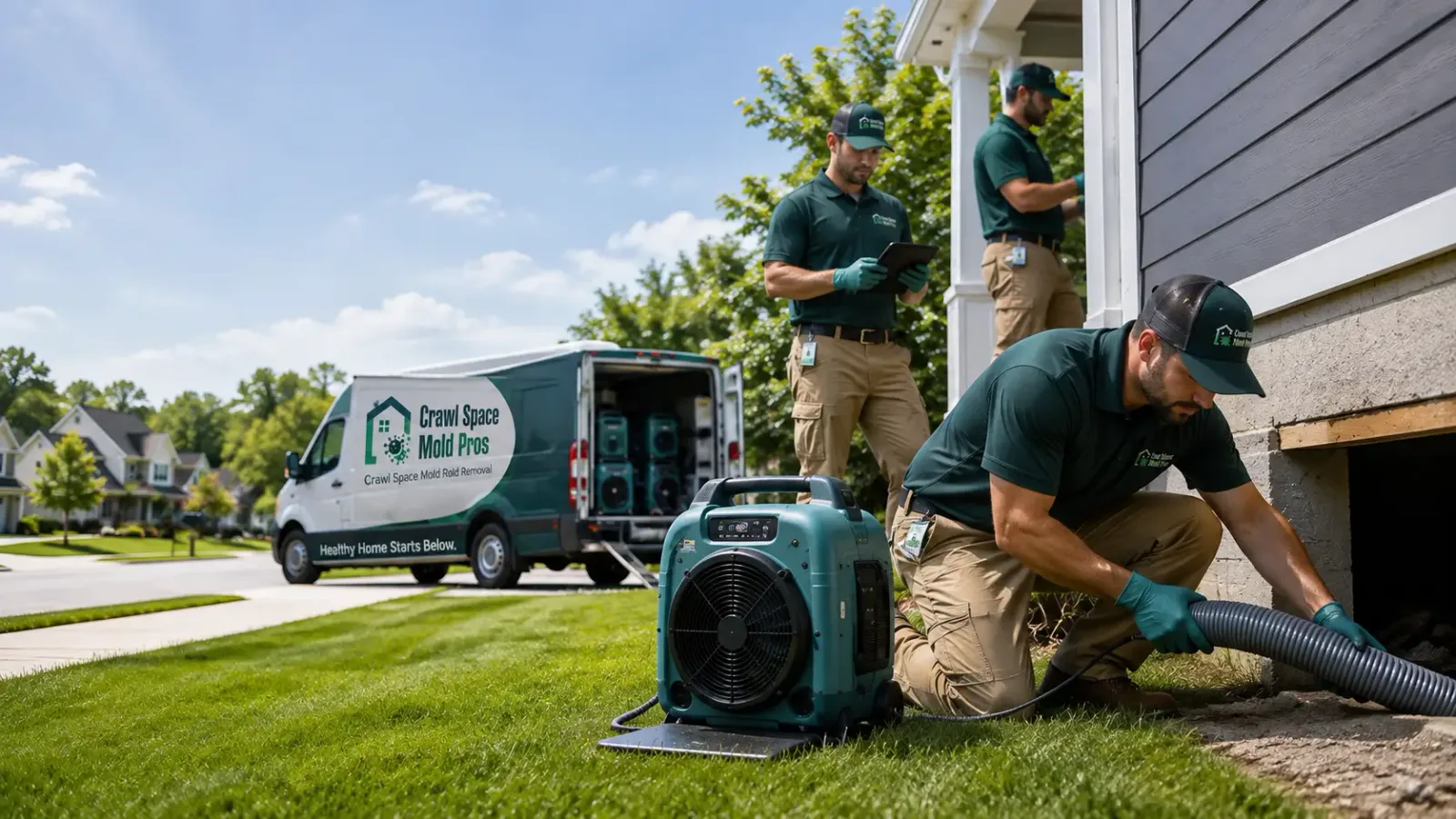 Crawl Space Mold Removal in Sublette, IL